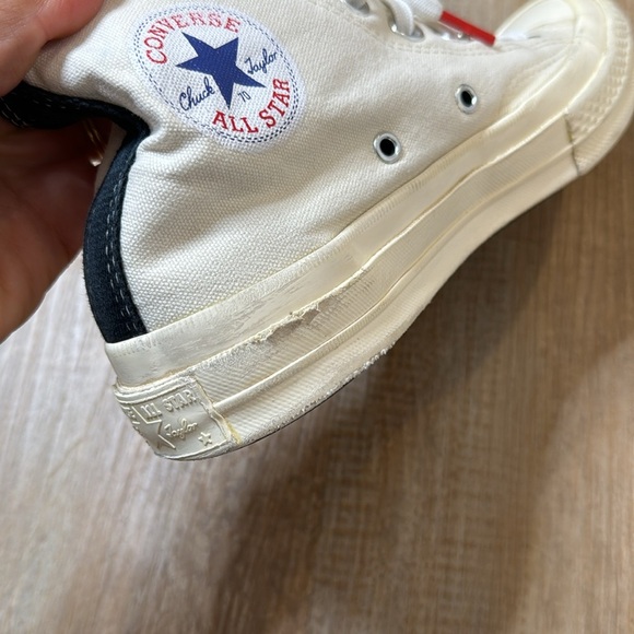 Converse Chuck Taylor Play x Comme Des Garçons 7 Womens Mens 5 - Picture 8 of 10